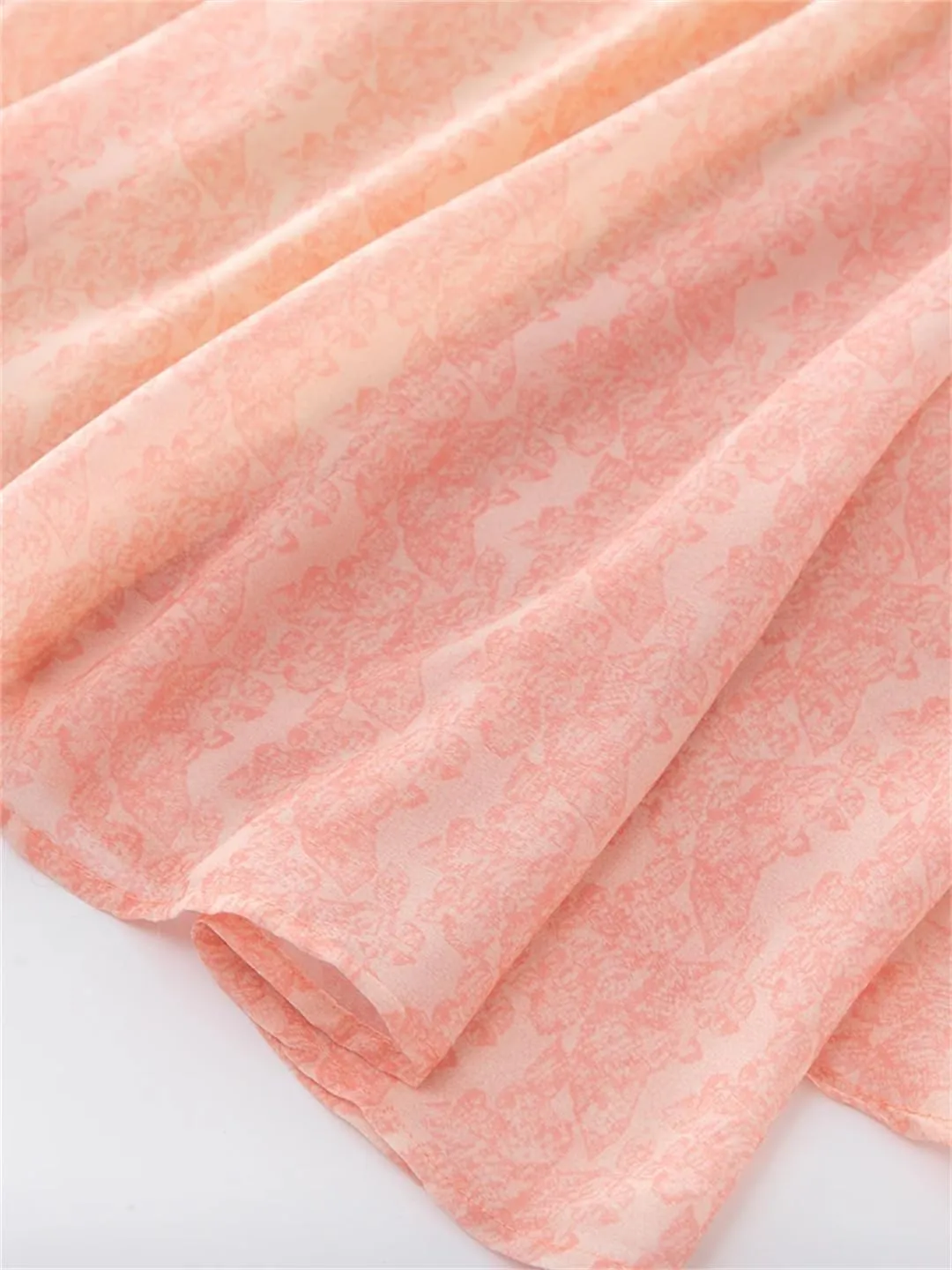 Women Floral Summer Big Swing Long Dress Cascading Ruffle Lantern Sleeve A-Line Print Dress