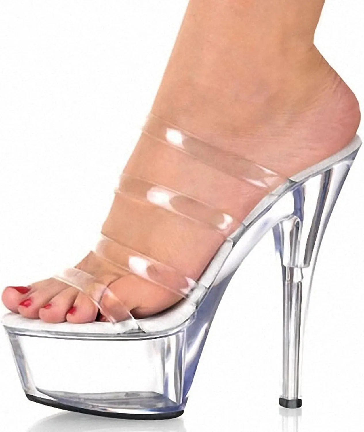 Women High Heels Female Model T Station Catwalk Sexy Sandals 15CM High Heels Waterproof Head Sandals