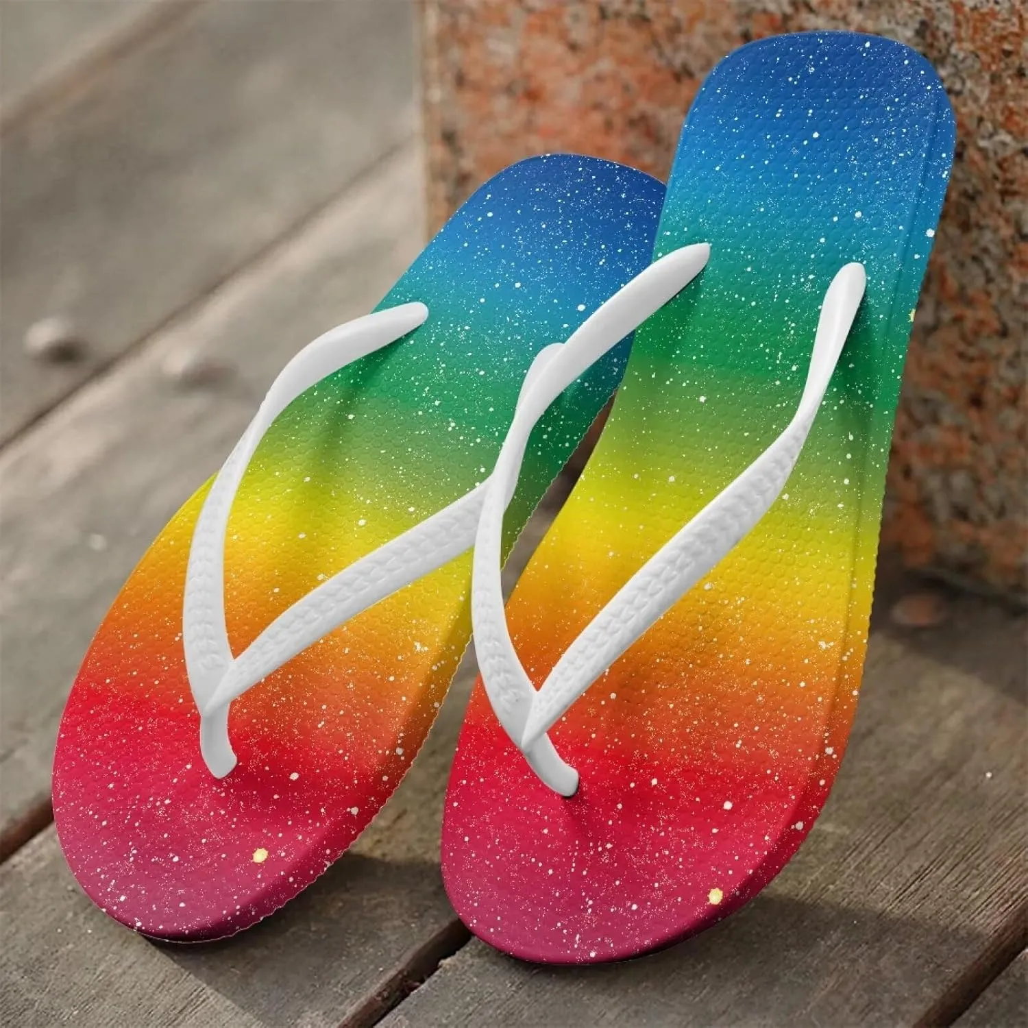 Women's Flip Flops Ladies Comfort Soft Walking Thong Sandals Lightweight Summer Beach Sandal US Size 5-9