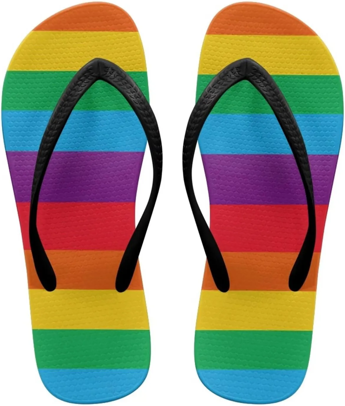Women's Flip Flops, Ladies Comfortable Summer Beach Walking Thong Cushion Sandals Slip On Indoor Outdoor