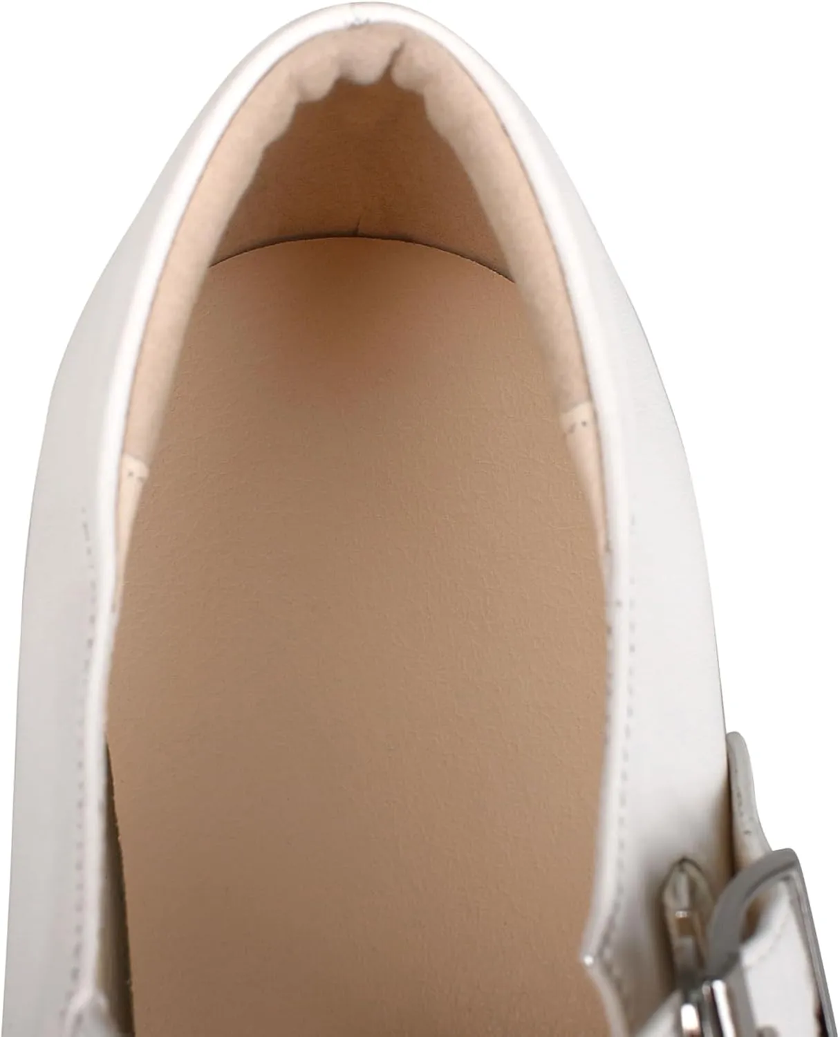 Women's Leather Oxford Mary Janes Shoes Flats Chunky Low Heels Platform Sewing Retro Classics Round Toe Ankle Strap