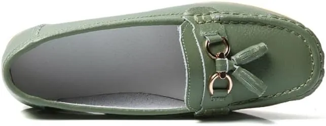 Women's Loafers Comfortable Lightweight Penny Loafers Casual Driving Flats Soft Moccasins Shoes Walking Travelling Leather Slip On Shoes