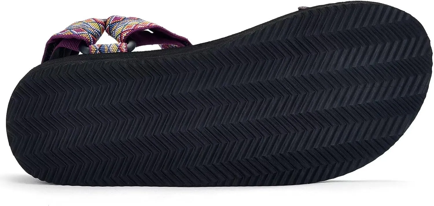 Women's Sandals Casual Summer Sandals for Women with Arch Support Yoga Mat Insole Lightweight Water Shoes Outdoor