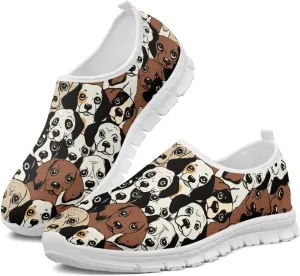 Women's Shoes Fashion Casual Cozy Slip-On Low Top Non-Slip Loafers Running Exercise Workout Tennis Sneaker for Women US 5.5-11.5