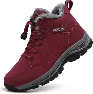 Women's Snow Boots Fur Lined Warm Ankle Boot Waterproof Anti-Slip Winter Outdoor Sports Shoes…