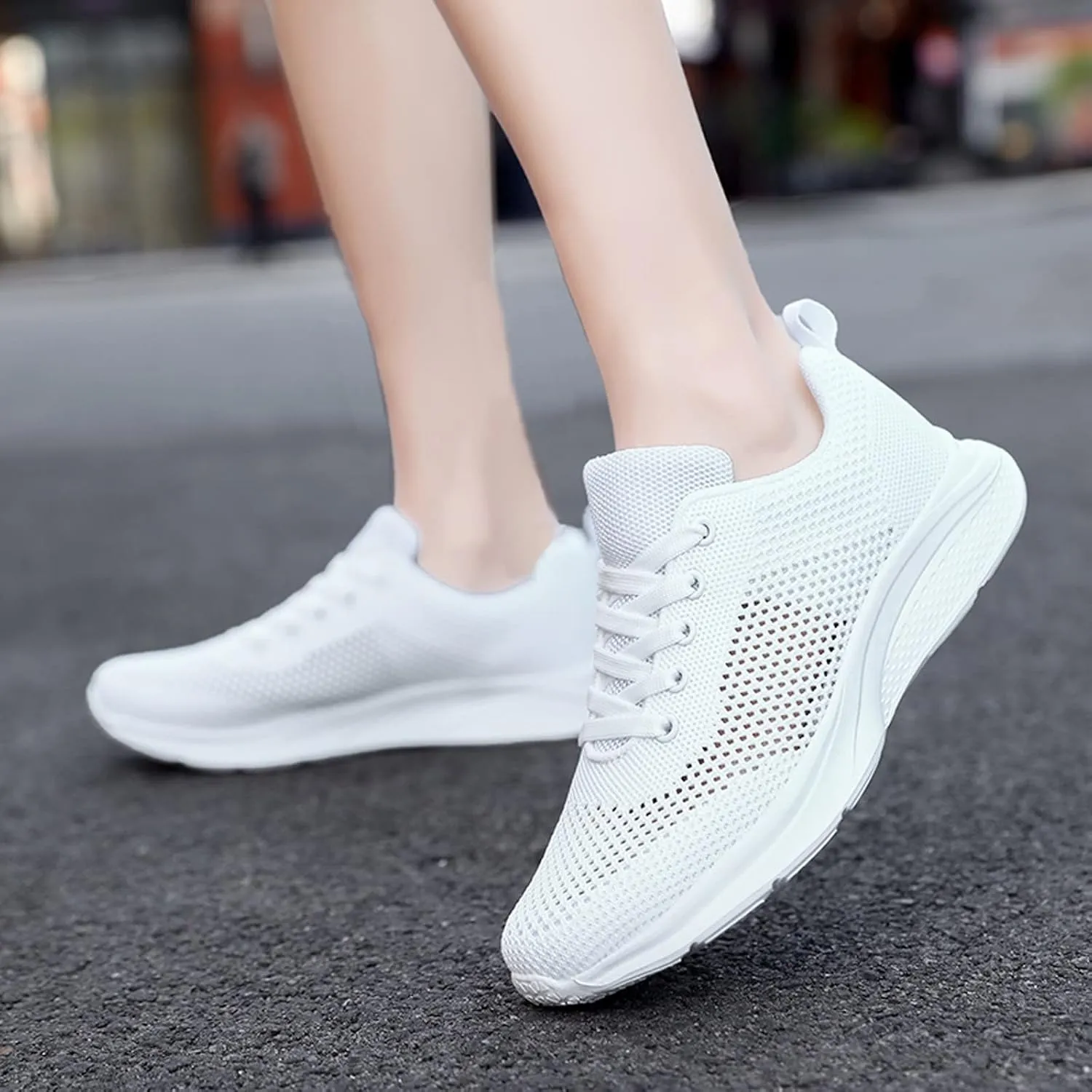 Women's Walking Shoes Lightweight Tennis Fashion Sneakers Lace Up Mens Casual Shoes Sport Men's Shoes Casual Wedge Sneakers Waterproof Tennis Shoe Trainers Shoe