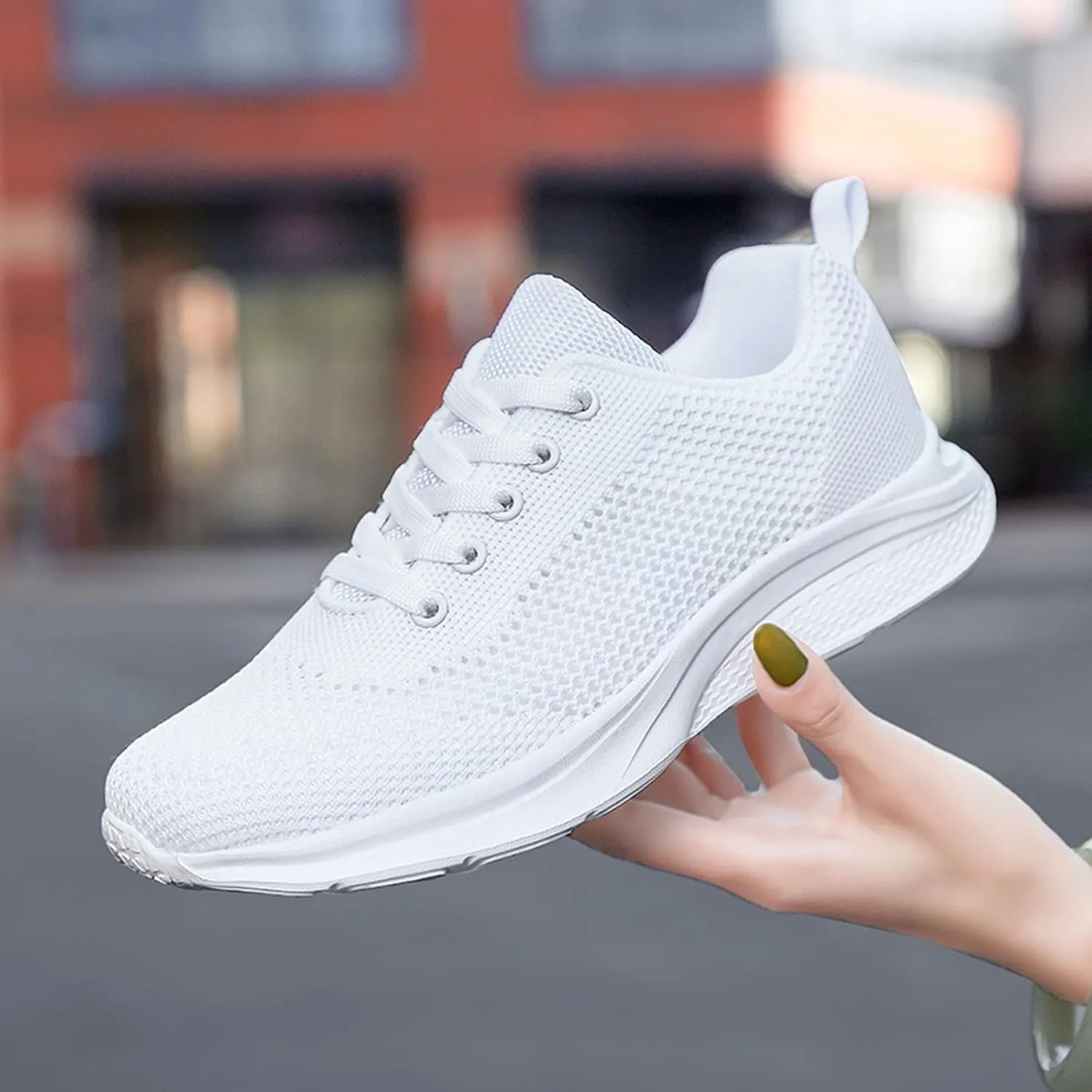 Women's Walking Shoes Lightweight Tennis Fashion Sneakers Lace Up Mens Casual Shoes Sport Men's Shoes Casual Wedge Sneakers Waterproof Tennis Shoe Trainers Shoe
