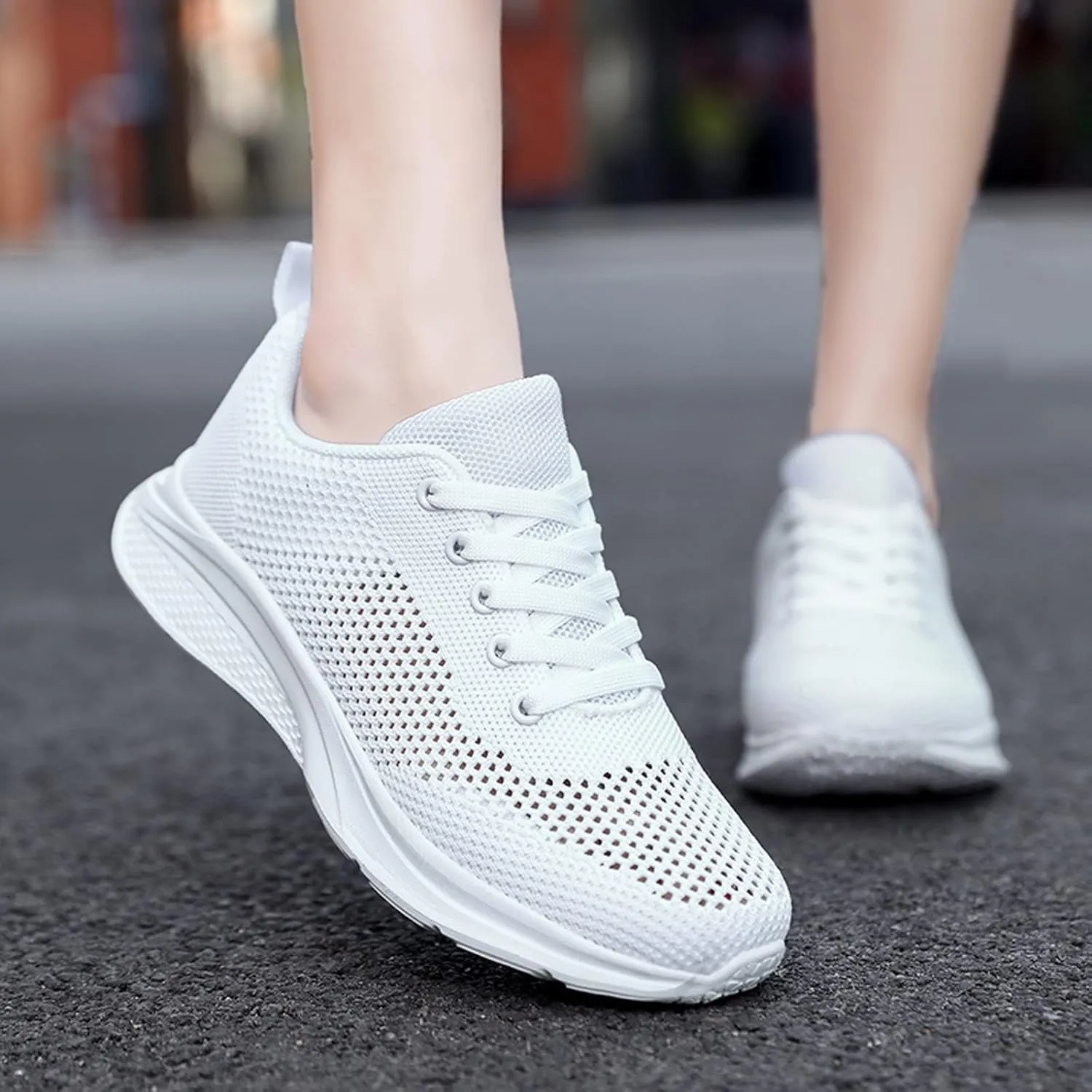Women's Walking Shoes Lightweight Tennis Fashion Sneakers Lace Up Mens Casual Shoes Sport Men's Shoes Casual Wedge Sneakers Waterproof Tennis Shoe Trainers Shoe