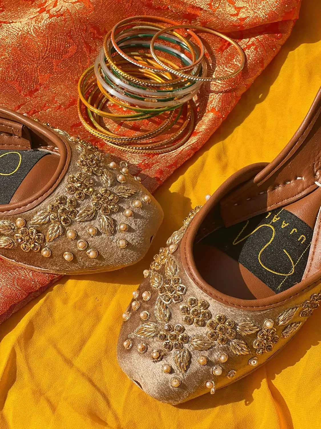 Women's Wedding Khussa Indian Wedding Jutti Punjabi Juti Mojari