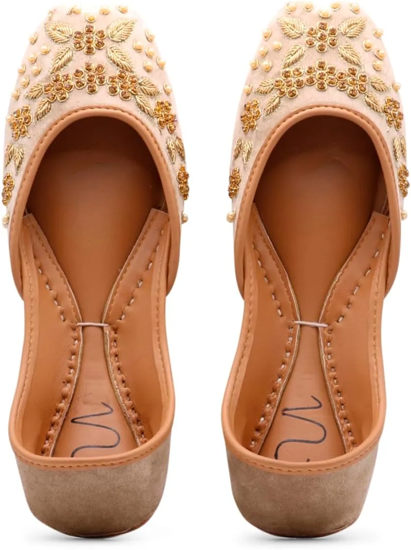 Women's Wedding Khussa Indian Wedding Jutti Punjabi Juti Mojari