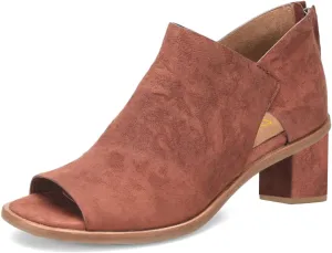 YDN Women's Peep Toe Booties Low Chunky Block Heels Back Zipper Sandal Ankle Boots Comfy Dress Daily Shoes Size 4-16 US
