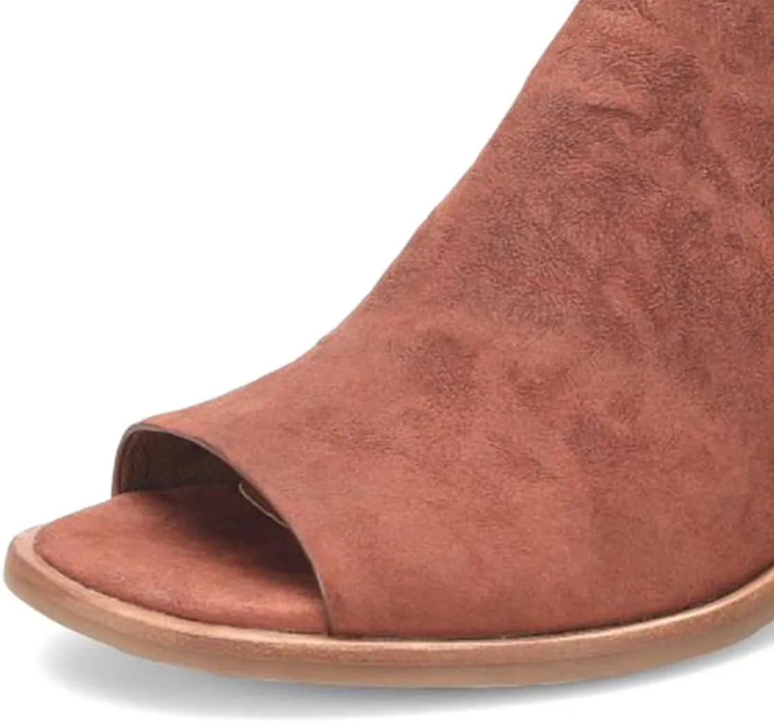YDN Women's Peep Toe Booties Low Chunky Block Heels Back Zipper Sandal Ankle Boots Comfy Dress Daily Shoes Size 4-16 US