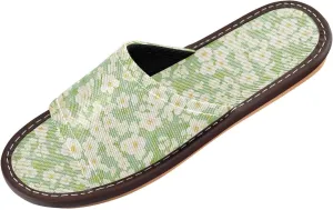 Yuiboo Cherry Blossoms Womens House Slippers Breathable Beach Sandals for Indoor Travel Indoor