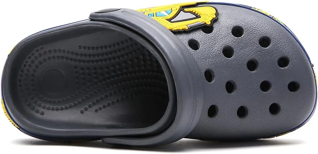 YUKTOPA Boys Girls Clogs Shoes Cartoon Slides Sandals Toddler Little Kid's Slip-on Garden Shoes Lightweight Beach Pool Shower Slippers