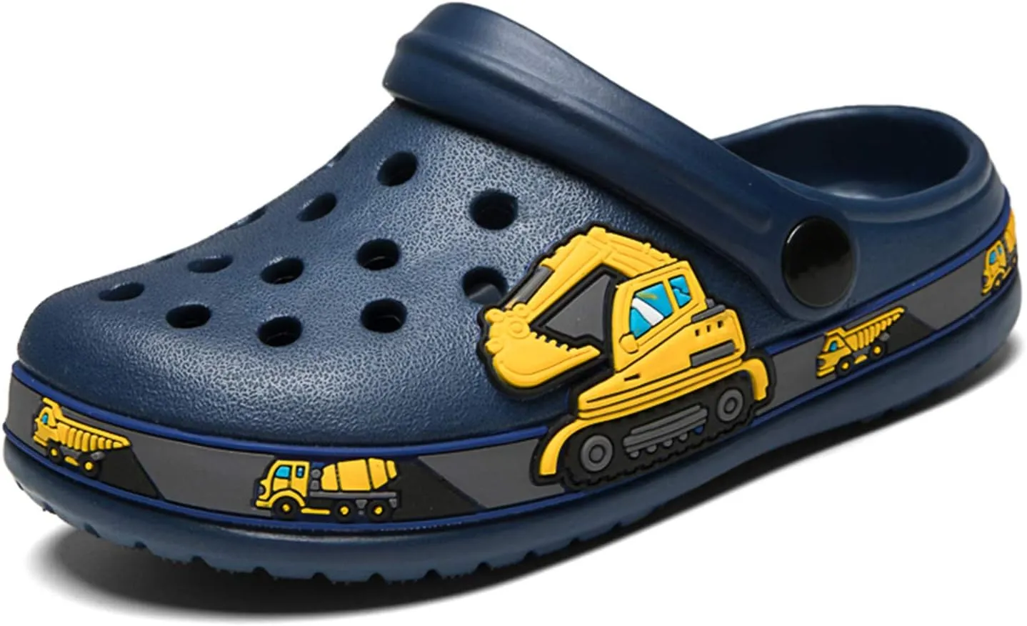 YUKTOPA Boys Girls Clogs Shoes Cartoon Slides Sandals Toddler Little Kid's Slip-on Garden Shoes Lightweight Beach Pool Shower Slippers