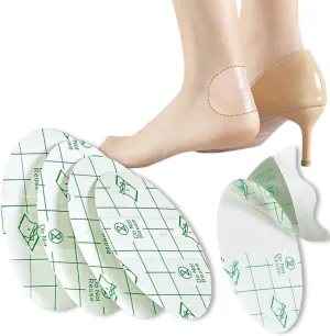 Zealburst Self Adhesive Invisible Heel Anti-Wear Sticker 50/100/150/200PCS, Waterproof Anti Wear Foot Care Heel Protection Pad, Heels Stickers Transparent Thin for High Heels (100PCS, 1.7×2.6in)