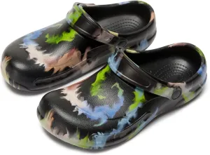 ZEENXIUYA Unisex Non Slip Work Chef Shoes Waterproof Closed Toe Kitchen Clogs Restaurante Food Service Garden Nurse Black