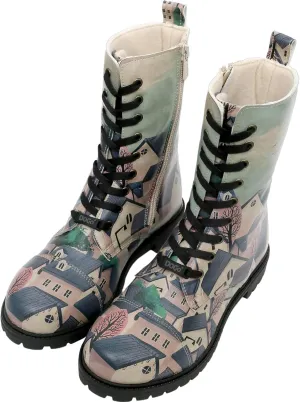 Zipsy Boots for Women - Handmade and Vegan Leather Mid Calf Boots for Women